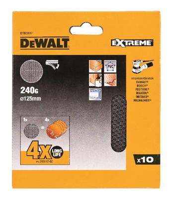 DeWalt Accessoires mesh schuurgaas ø125mm k240 - dtm3117-qz DeWalt Accessoires mesh schuurgaas ø125mm k240 - dtm3117-qz
