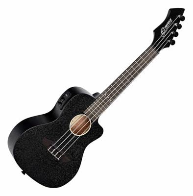 Ortega RUHZ-CE-SBK Horizon Series Concert Ukulele Black elektrisch-akoestische concert ukelele Ortega RUHZ-CE-SBK Horizon Series Concert Ukulele Black elektrisch-akoestische concert ukelele