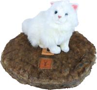 Boony Est 1941 ligkussen rond grizzley brown diameter 45 cm Boony-Est-1941 Gebr. de Boon - Gebr de boon - thumbnail