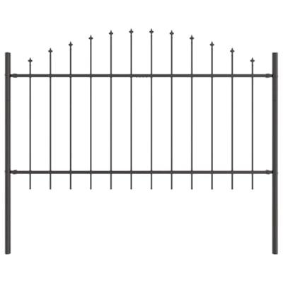 VidaXL Tuinhek grijs 170 x 140 cm gepoedercoat staal