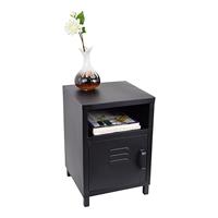 Urban Interiors Nachtkastje 'Mira' 35 x 35cm, kleur Zwart - thumbnail