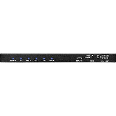 SpeaKa Professional 4 poorten HDMI-splitter Met ingebouwde converter 4096 x 2160 Pixel Zwart SpeaKa Professional 4 poorten HDMI-splitter Met ingebouwde converter 4096 x 2160 Pixel Zwart