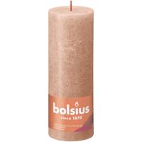 Bolsius shine rustiekkaars 190/68 creamy caramel - thumbnail