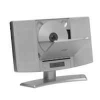 Denver MC-5220 Silver Stereoset CD, AUX, FM Incl. afstandsbediening, Wandmontage Zilver - thumbnail