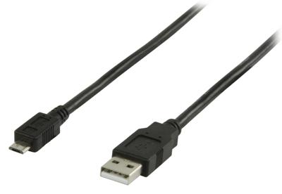 Valueline USB 2.0 Kabel USB Micro B Naar USB A