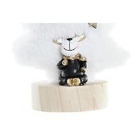 Kerstversiering DKD Home Decor Boomstructuur Polyester MDF Hars (12 x 8 x 15,5 cm) (2 Stuks) - thumbnail