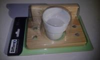 Houten beker / tandenborstelhouder - thumbnail