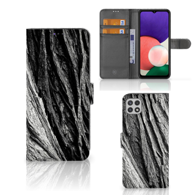 Book Style Case Samsung Galaxy A22 5G Boomschors Grijs Book Style Case Samsung Galaxy A22 5G Boomschors Grijs