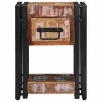 Nachtkastje 2 pcs 30 x 30 x 40 cm massief gerecycled hout - thumbnail