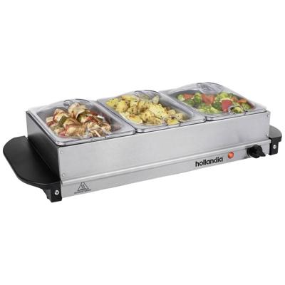 Tristar BP-6283 Multifunctionele Buffet Serveerder Zwart/RVS