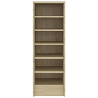 VidaXL Schoenenkast 31,5x35x90 cm bewerkt hout sonoma eikenkleurig - thumbnail