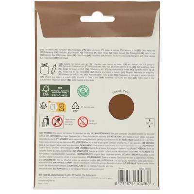 Folieballon Cijfer 8 Bruin Mat (86cm)