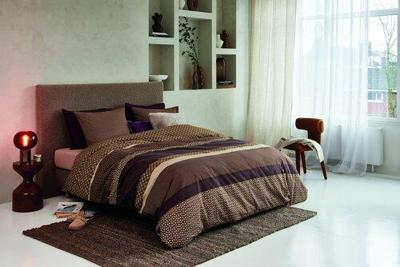 Beddinghouse Beddinghouse Dekbedovertrek Fera Bruin 140x200/220 cm