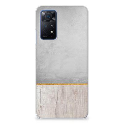 Xiaomi Redmi Note 11 Pro 5G | Bumper Hoesje | Wood Concrete