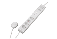 Hama Stekkerdoos 6-voudig Met Voetschakelaar 1.5m Wit - thumbnail