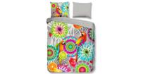 HIP Dekbedovertrek "mandala's, bloemen en papegaaien" - Multi - (240x200/220 cm) - Katoen Satijn - thumbnail