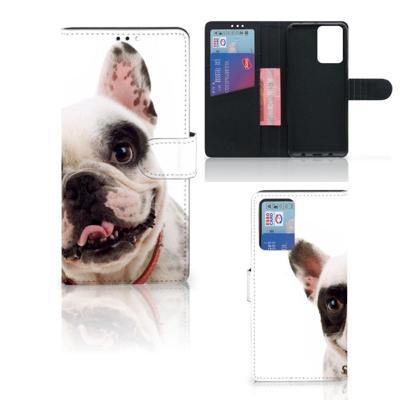 Xiaomi Redmi Note 10 Pro | Telefoonhoesje | Met pasjeshouder | Franse Bulldog Xiaomi Redmi Note 10 Pro | Telefoonhoesje | Met pasjeshouder | Franse Bulldog