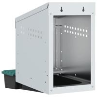 Kippennestkast 1 compartiment Wandmontage gegalvaniseerd staal - thumbnail