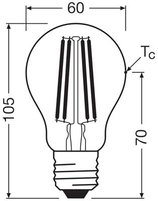 OSRAM HOMELIGHTING 4099854259715 LED-lamp Energielabel A (A - G) E27 Peer 2.2 W = 40 W Neutraalwit (Ø x h) 60 mm x 60 mm 2 stuk(s)