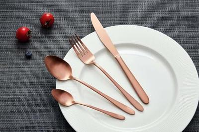 Buccan - Bestekset - London - 50 delig - Roségoud Buccan - Bestekset - London - 50 delig - Roségoud
