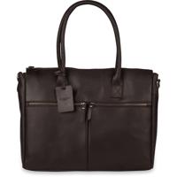 Burkely Valerie Vintage Business Schoudertas Brown 16 inch - thumbnail