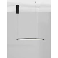 Lyora Ronde hanglampTarquin zwart Ø 60cm - 9345601 - thumbnail