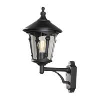 Wandlamp Virgo opwaarts - Matzwart - thumbnail