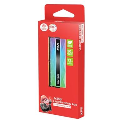 XPG DDR5 Lancer Neon RGB 1x16GB 6000 CL30