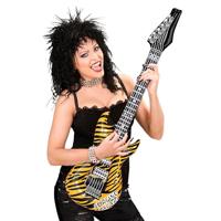 Gitaar opblaasbaar tijger - thumbnail