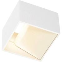 SLV WandlampLogs Up - Down vierkant wit - 1000639 - thumbnail