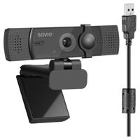 Savio CAK-05 webcam 3,7 MP 2560 x 1440 Pixels USB Zwart - thumbnail