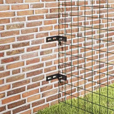 VidaXL Wand hoekverbinding 10 sets antraciet VidaXL Wand hoekverbinding 10 sets antraciet