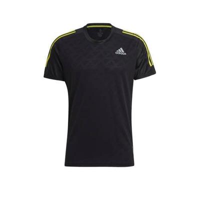 adidas Performance Own The Run hardloopshirt zwart/geel