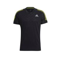 adidas Performance Own The Run hardloopshirt zwart/geel - thumbnail