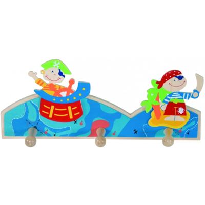 Simply For Kids houten kapstok piraat