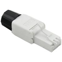ROLINE veldmontage RJ-45 connector Cat.6A (Klasse EA), UTP, wit - thumbnail