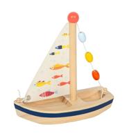 Waterspeelgoed zeilboot small foot hout - thumbnail