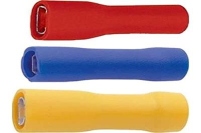 Klauke 8201AV Platte stekker (female) Insteekbreedte: 2.80 mm Insteekdikte: 0.80 mm 180 ° Volledig geïsoleerd Rood 1 stuk(s)