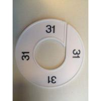 Maatring wit/zwart 31 - thumbnail