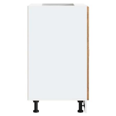 Keuken onderkast "Porto" bewerkt hout oud houtkleurig Keuken onderkast "Porto" bewerkt hout oud houtkleurig