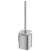 Nemo Stock Zelo Toiletborstelgarnituur 39x11x10cm Wandmontage Chroom 215696 - thumbnail