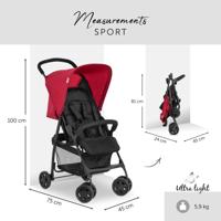 Kinderwagen Hauck Rood - thumbnail