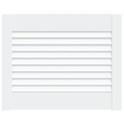 Kastdeur met lamellen 39,5x49,4 cm massief grenenhout wit Kastdeur met lamellen 39,5x49,4 cm massief grenenhout wit