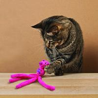 Kattenspeelgoed Kong Wubba Cat haas, 21 cm, diverse kleuren - thumbnail