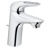 GROHE Eurostyle New waterbesparendes wastafelkraan S size met waste chroom 23374003 - thumbnail