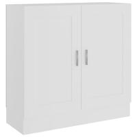 Boekenkast 82,5x30,5x80 cm bewerkt hout wit - thumbnail