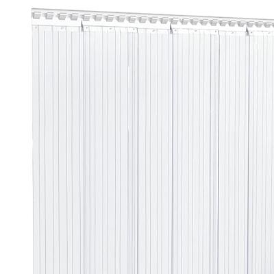 VidaXL Deurgordijn 300x2,6 mm 10 m pvc transparant