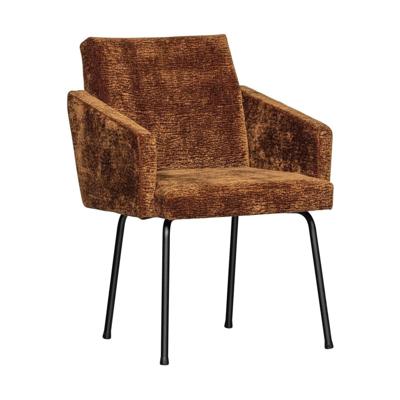 Woood Mount armstoel chenille middenbruin