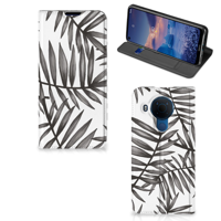 Nokia 5.4 Smart Cover Leaves Grey - thumbnail