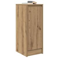 Dressoir 29,5x34x76 cm bewerkt hout artisanaal eikenkleur - thumbnail